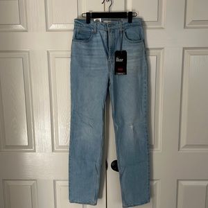 Levi’s 70s high slim straight light blue